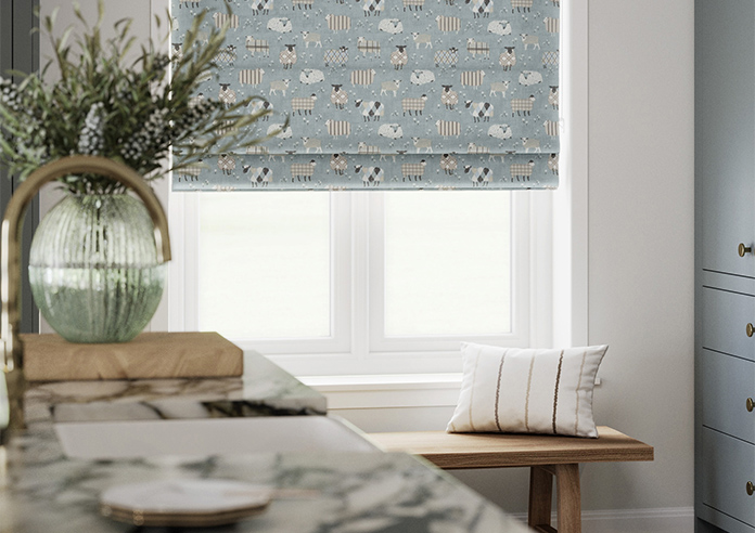 Baa Baa, Duckegg - Roman Blind - Image 5